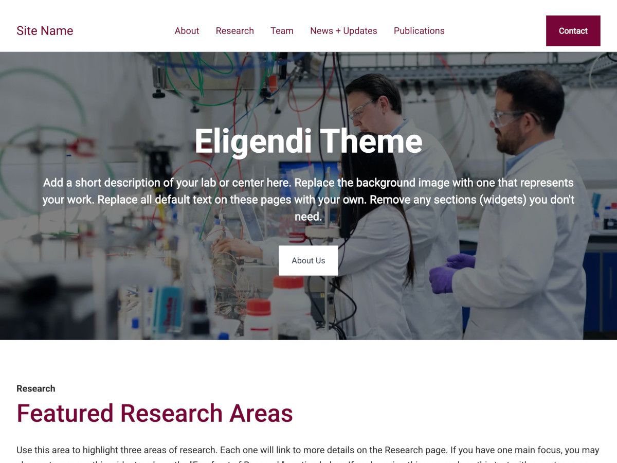 Eligendi Lab co-branded template